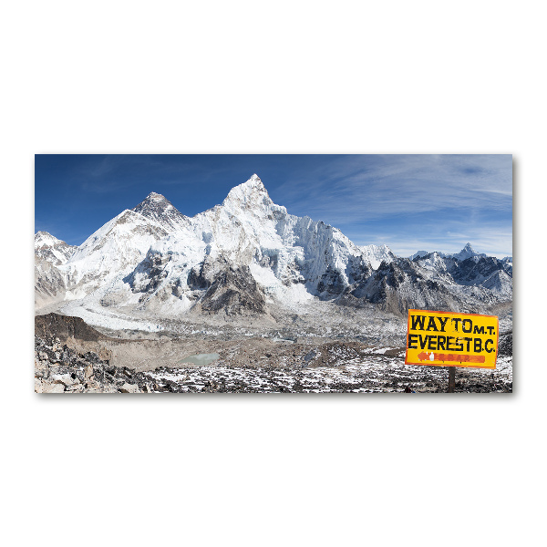 Acrylbild Fotodruck Mount Everest
