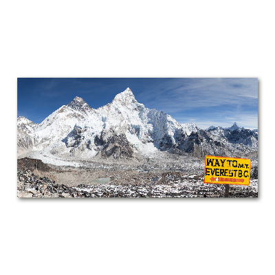 Acrylbild Fotodruck Mount Everest
