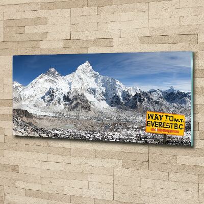 Acrylbild Fotodruck Mount Everest