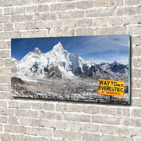 Acrylbild Fotodruck Mount Everest