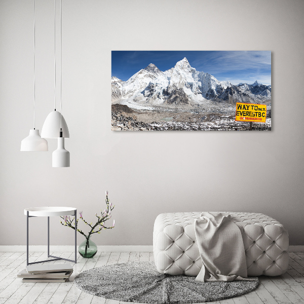 Acrylbild Fotodruck Mount Everest