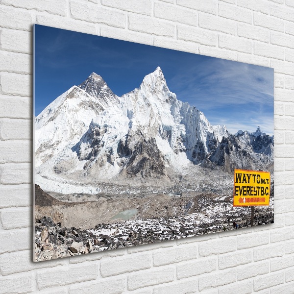 Acrylbild Fotodruck Mount Everest