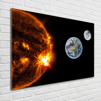 Bild auf Acrylglas Sonnensystem