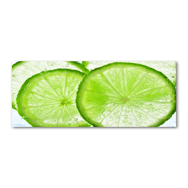 Acrylbild Fotodruck Limetten unter Wasser