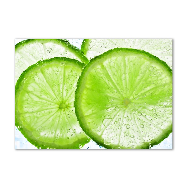 Acrylbild Fotodruck Limetten unter Wasser
