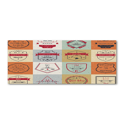 Acrylbild Fotodruck Skateboard-Schilder