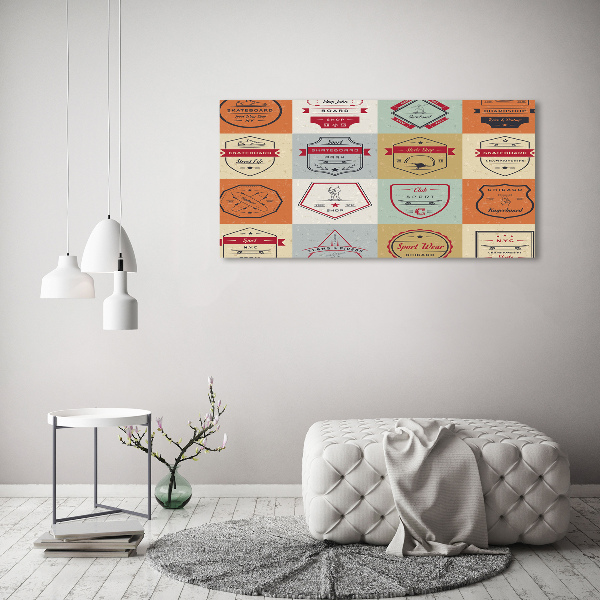 Acrylbild Fotodruck Skateboard-Schilder