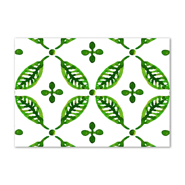 Foto auf Acryl Grüne Blätter