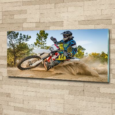 Acrylglas-Druck Moto-Cross