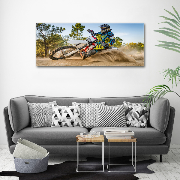 Acrylglas-Druck Moto-Cross
