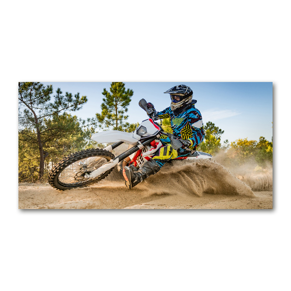 Acrylglas-Druck Moto-Cross