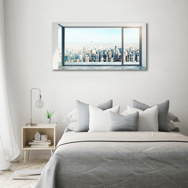 Bild auf Acrylglas Blick auf die Stadt