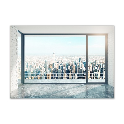 Bild auf Acrylglas Blick auf die Stadt