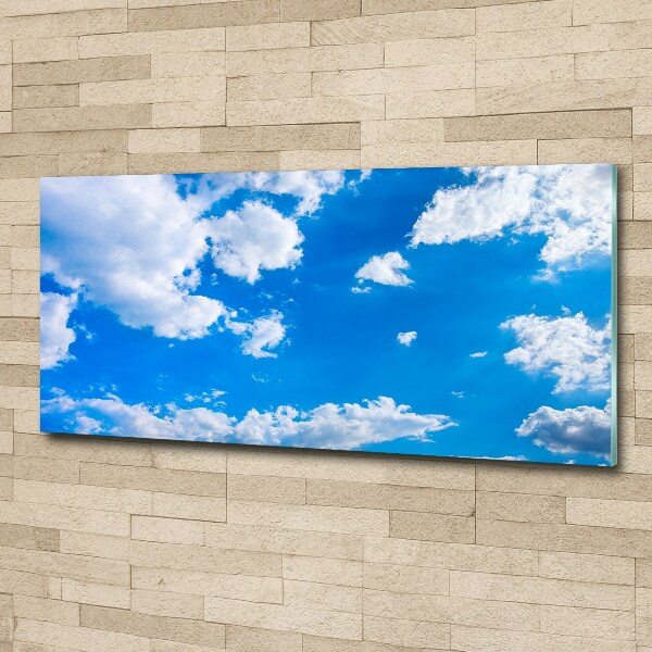 Acrylglas-Druck Wolken am Himmel