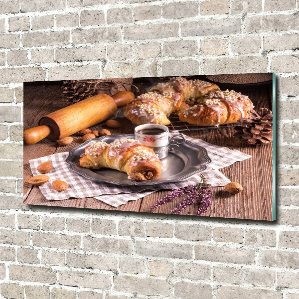 Foto auf Acryl Croissants