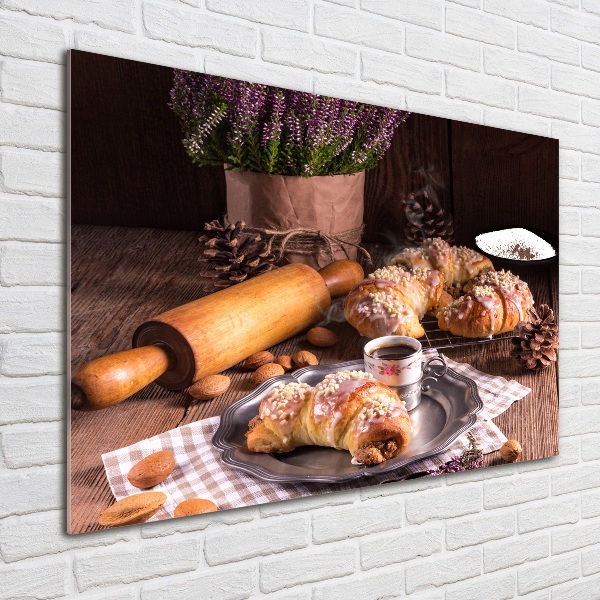Foto auf Acryl Croissants