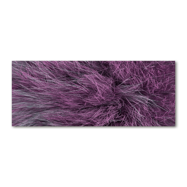 Foto auf Acryl Rosa Fell