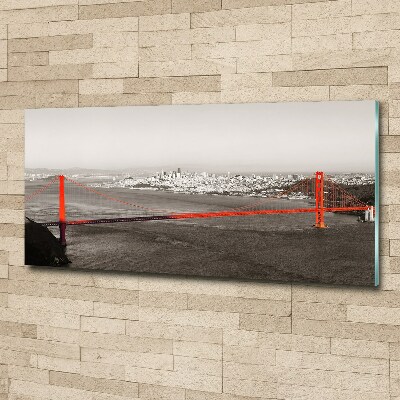 Foto auf Acryl San Francisco Brücke