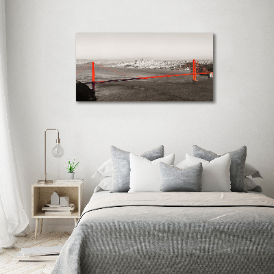 Foto auf Acryl San Francisco Brücke