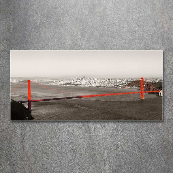 Foto auf Acryl San Francisco Brücke