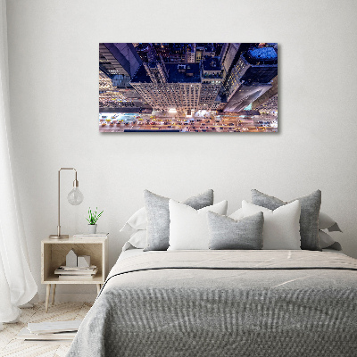 Bild auf Acrylglas New York bei Nacht