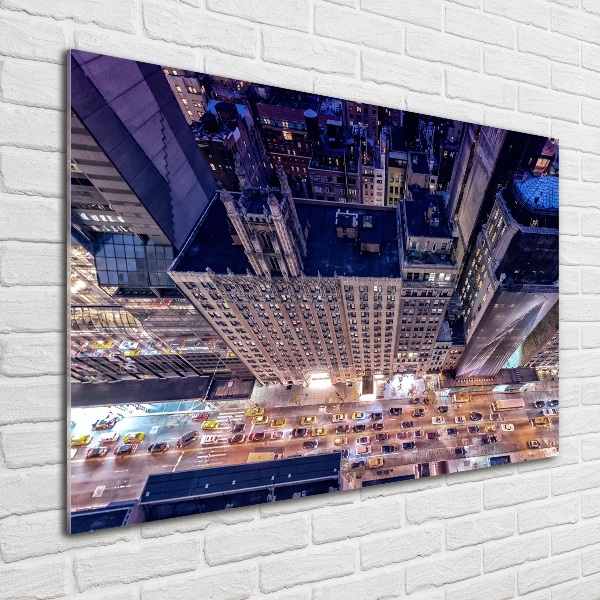 Bild auf Acrylglas New York bei Nacht
