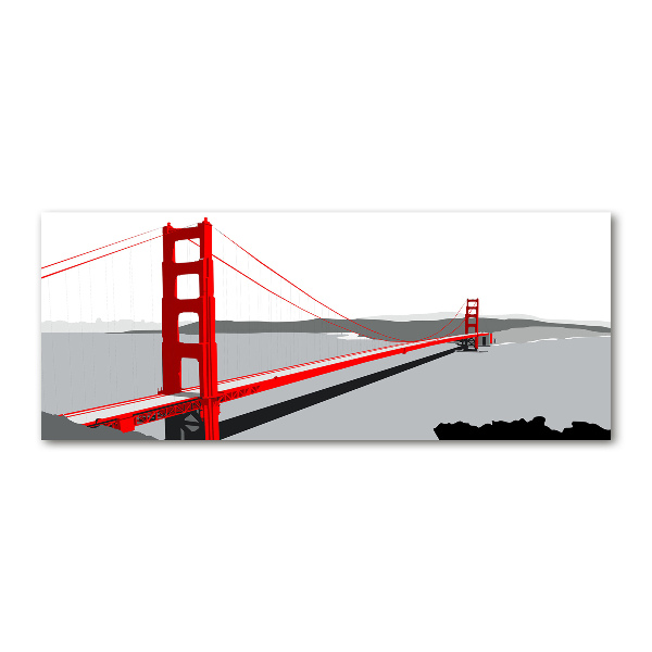 Acrylbild Fotodruck San Francisco Brücke