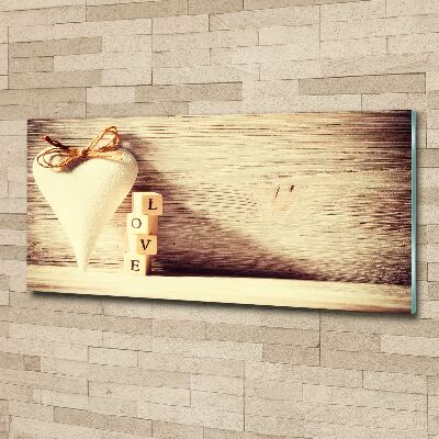 Acrylglas-Druck Liebe