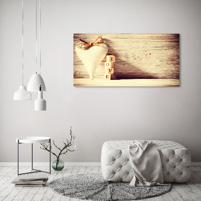 Acrylglas-Druck Liebe