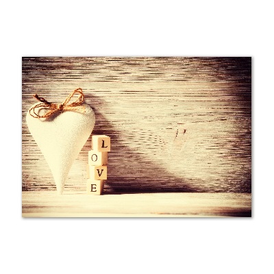 Acrylglas-Druck Liebe