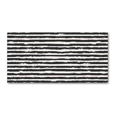Acrylbild Fotodruck Schwarz-weiße Streifen
