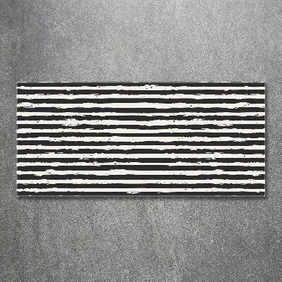 Acrylbild Fotodruck Schwarz-weiße Streifen