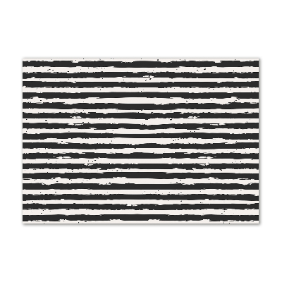 Acrylbild Fotodruck Schwarz-weiße Streifen