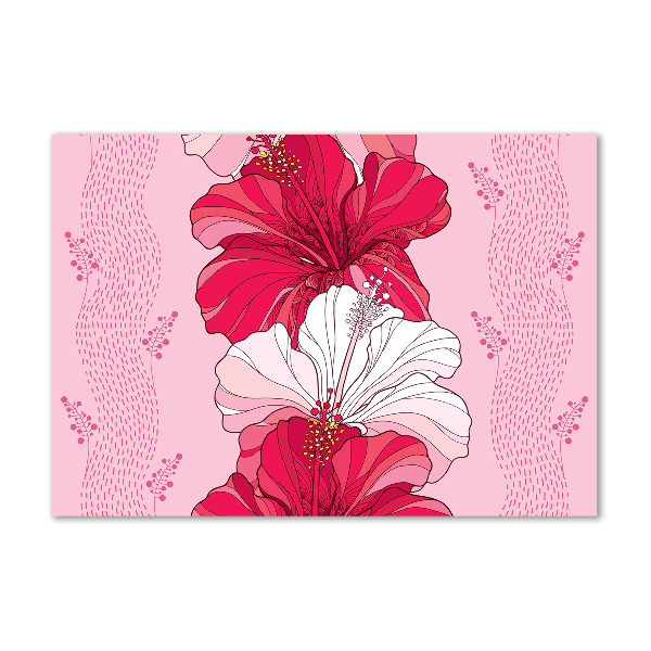 Acrylglas-Druck Hawaiianische Blumen