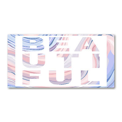 Bild auf Acrylglas Schön