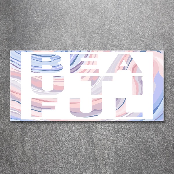 Bild auf Acrylglas Schön