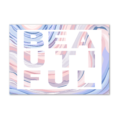 Bild auf Acrylglas Schön