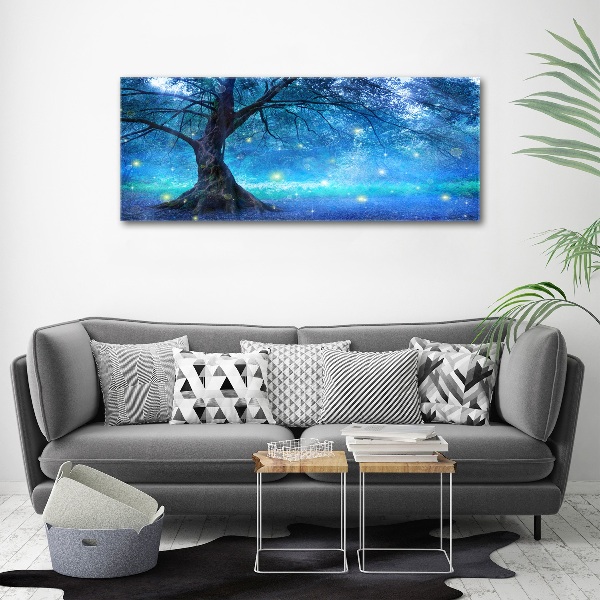 Acrylbild Fotodruck geheimnisvoller Wald