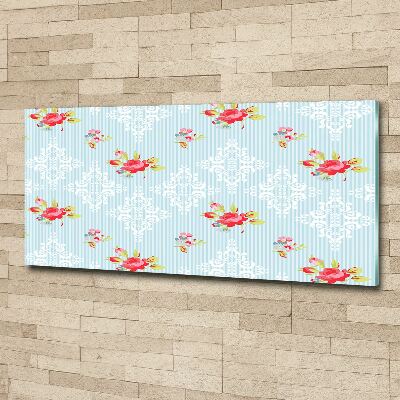 Acrylglas-Druck Rosen und Schmuck