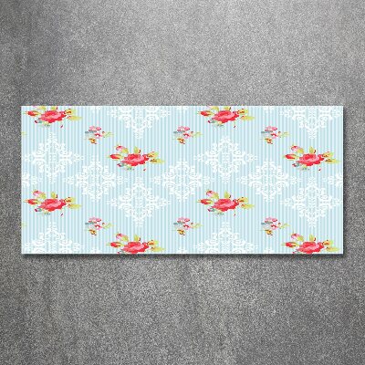 Acrylglas-Druck Rosen und Schmuck