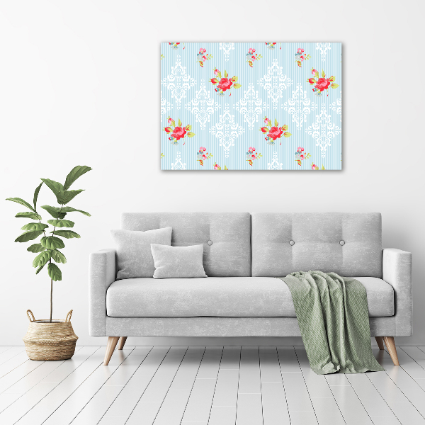 Acrylglas-Druck Rosen und Schmuck