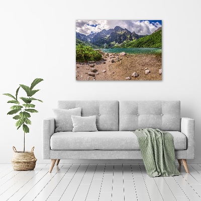 Foto auf Acryl See in den Bergen