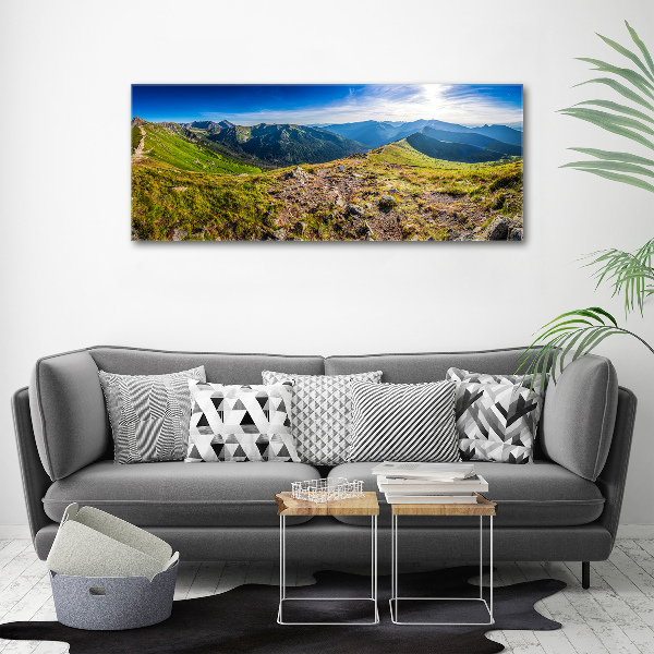 Acrylbild Fotodruck Bergpanorama