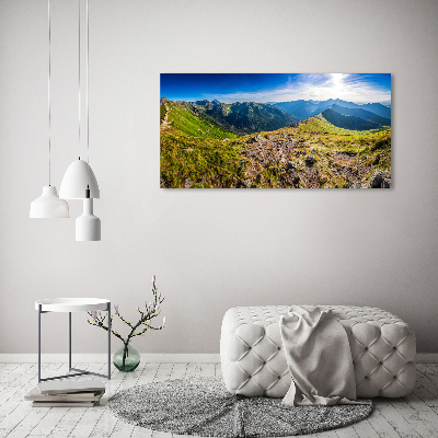 Acrylbild Fotodruck Bergpanorama