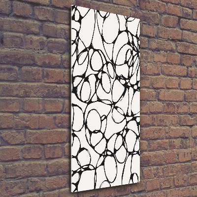 Bild auf Acrylglas vertikal Chaotische Kreise