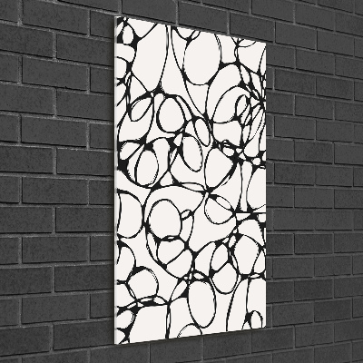 Bild auf Acrylglas vertikal Chaotische Kreise