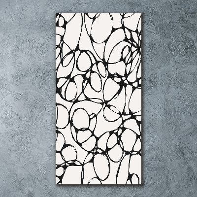 Bild auf Acrylglas vertikal Chaotische Kreise