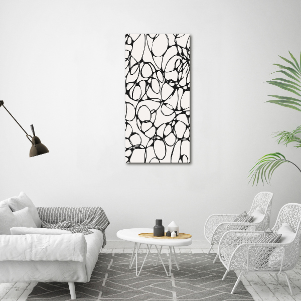 Bild auf Acrylglas vertikal Chaotische Kreise