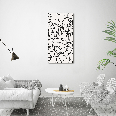 Bild auf Acrylglas vertikal Chaotische Kreise