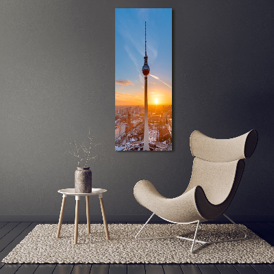 Acrylbild vertikal Fernsehturm